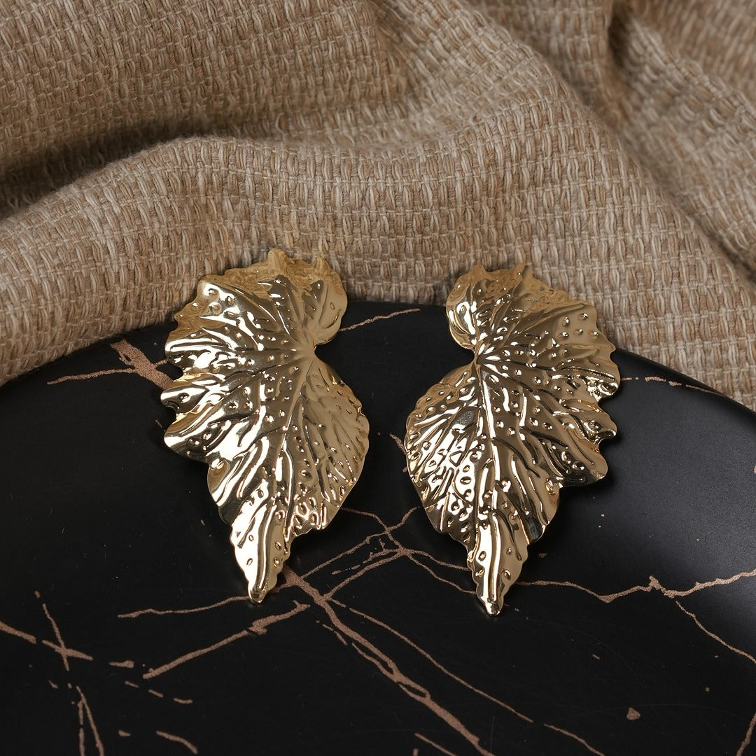 LEAF STATEMENT EARRINGS