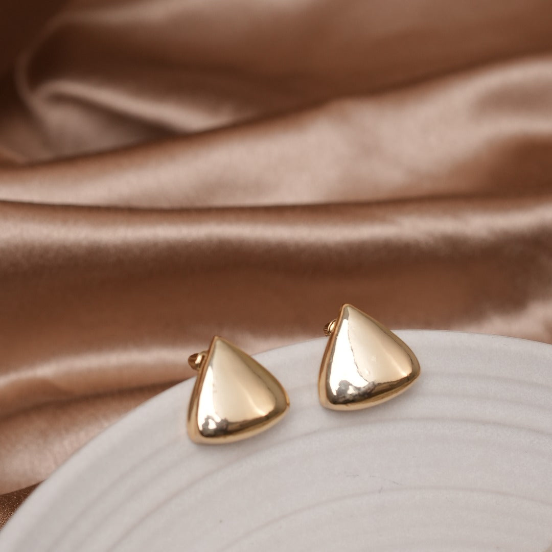 TRIANGULAR STUD EARRINGS