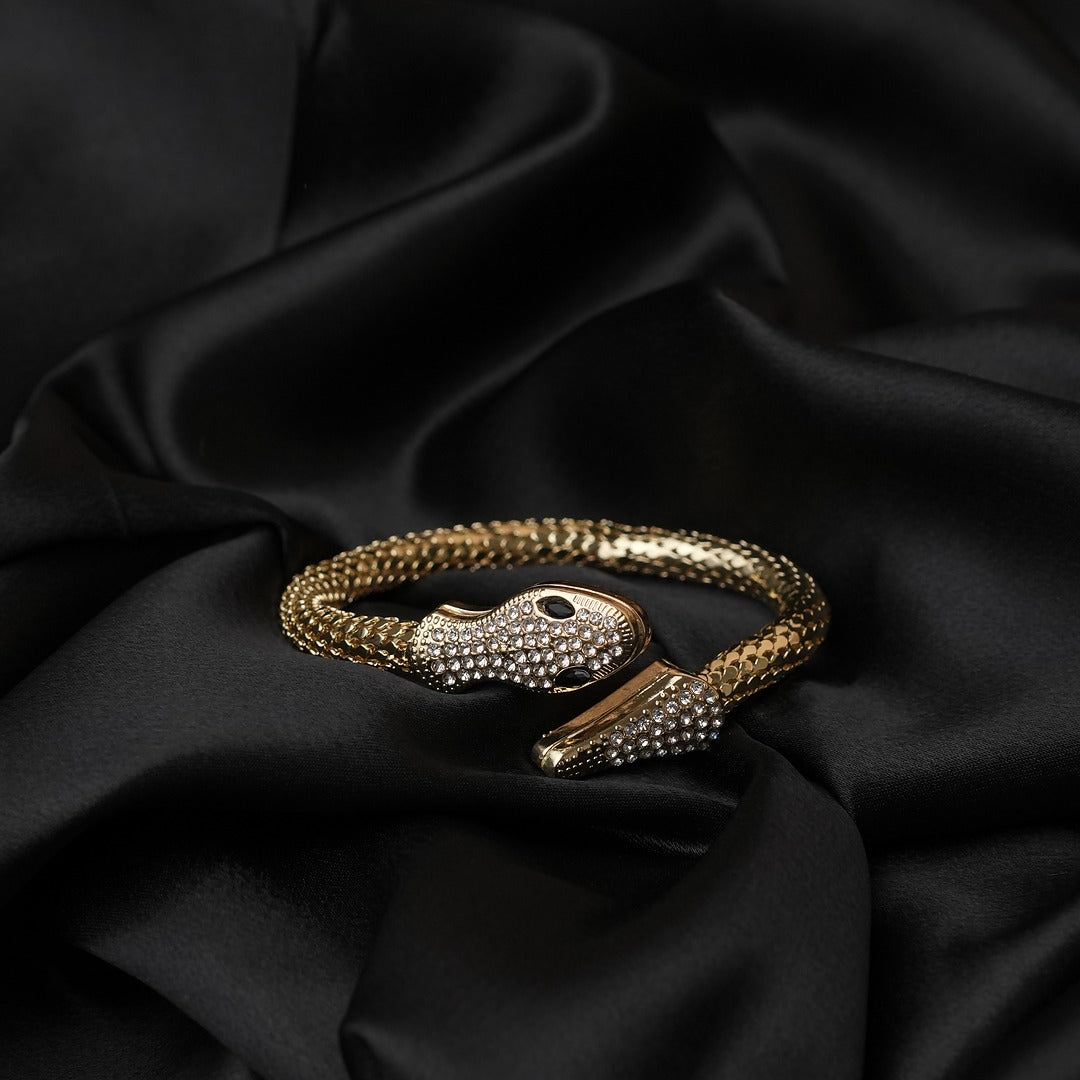 EMBELLISHED SERPENTINE BRACELET