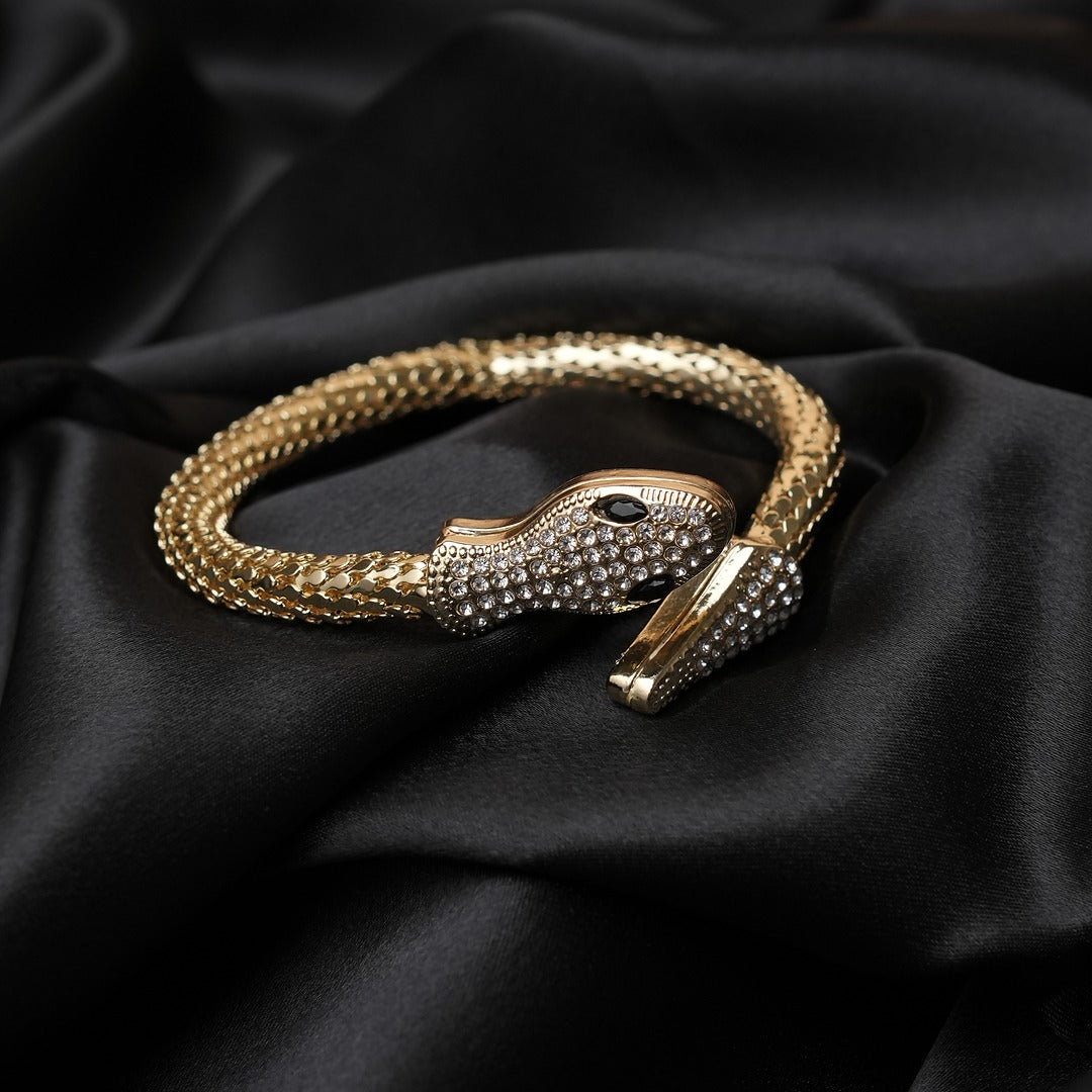 EMBELLISHED SERPENTINE BRACELET