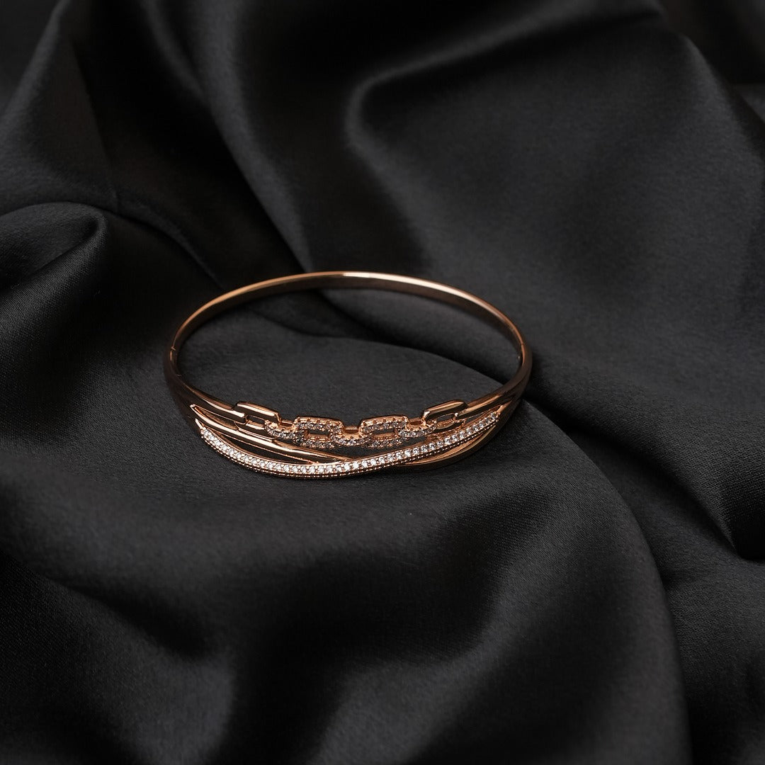 AD ROSEGOLD LINK BRACELET