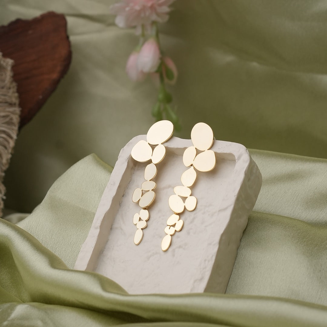 ASYMMETRICAL DROP EARRINGS