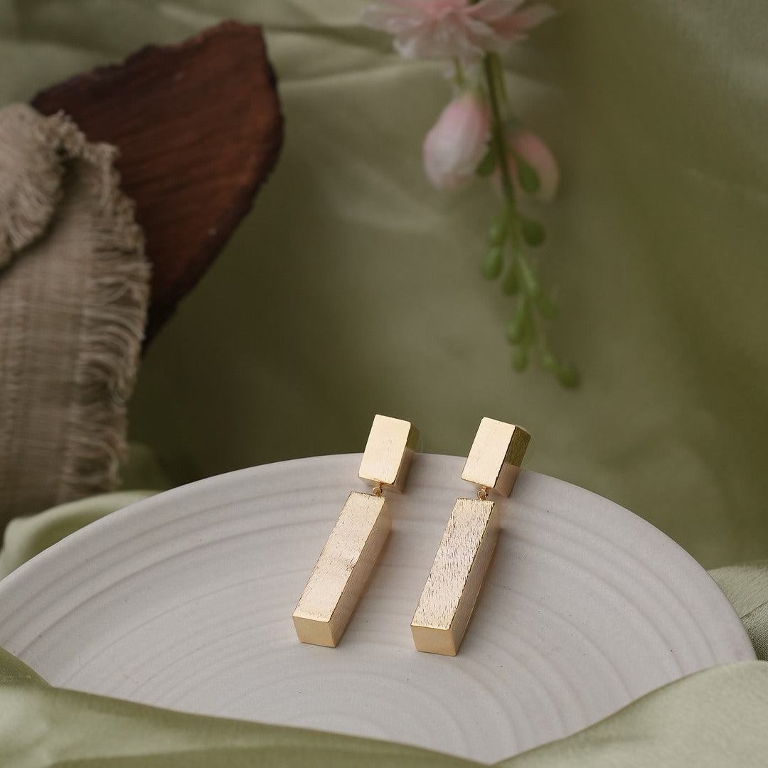 CUBOID DROP EARRINGS