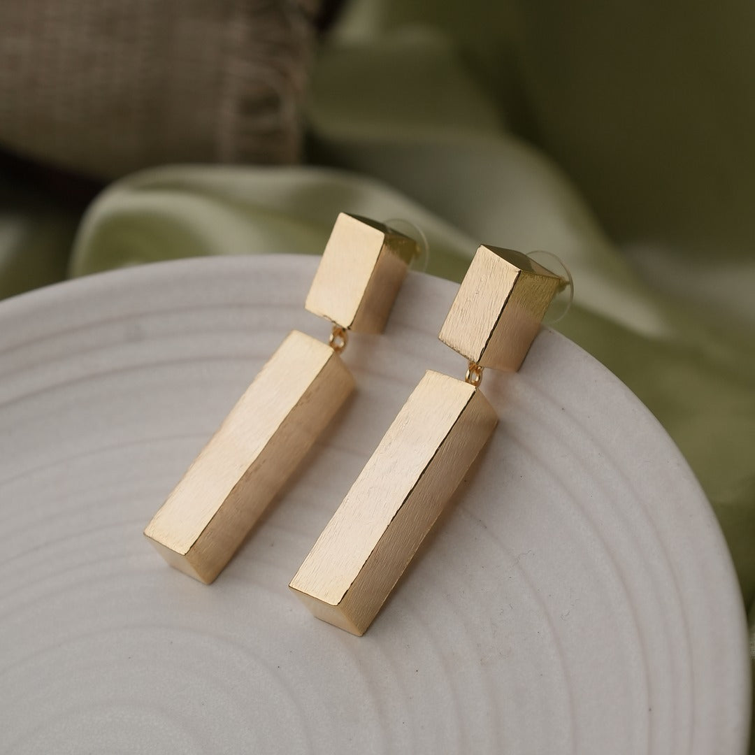 CUBOID DROP EARRINGS
