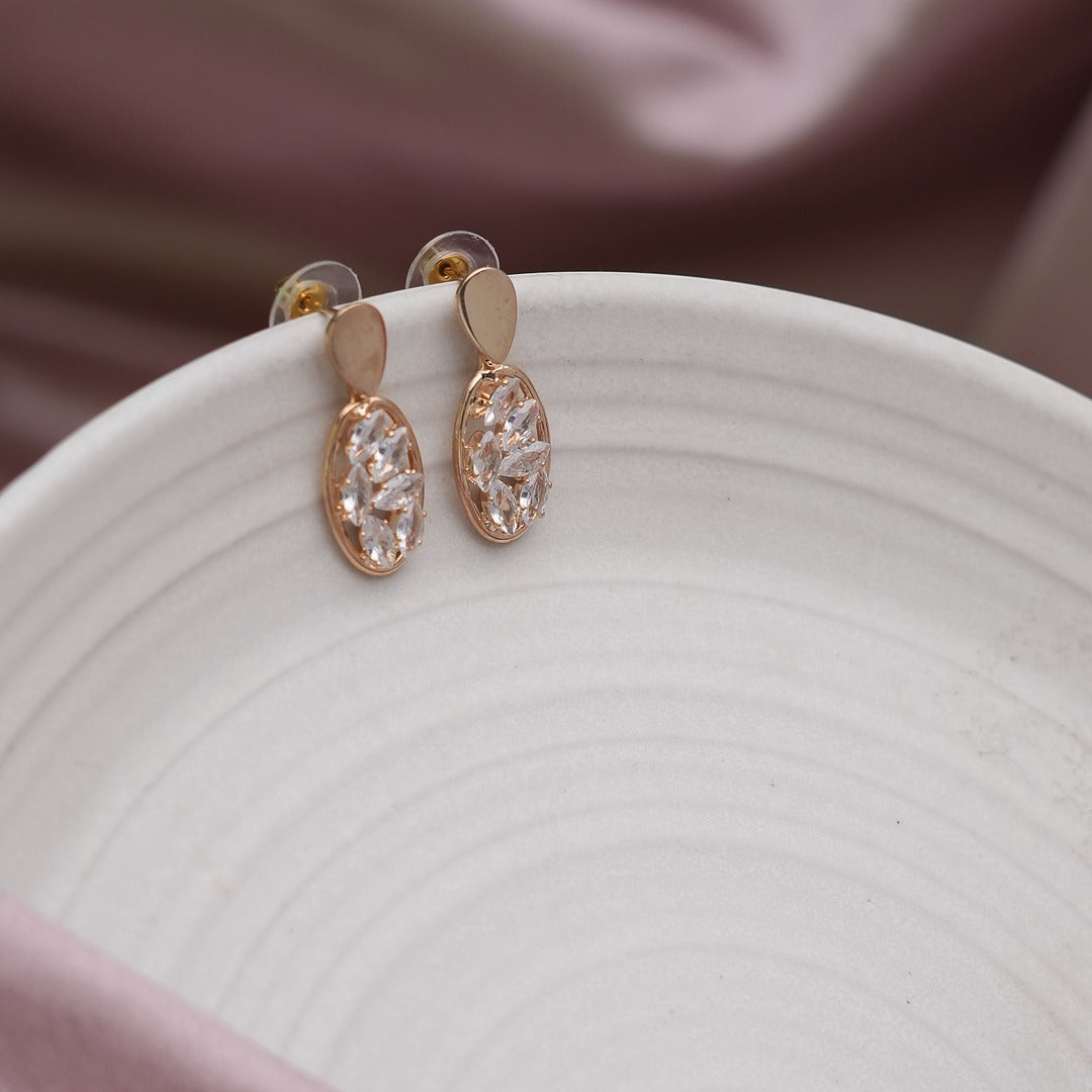 ELLIPTICAL DROP EARRINGS