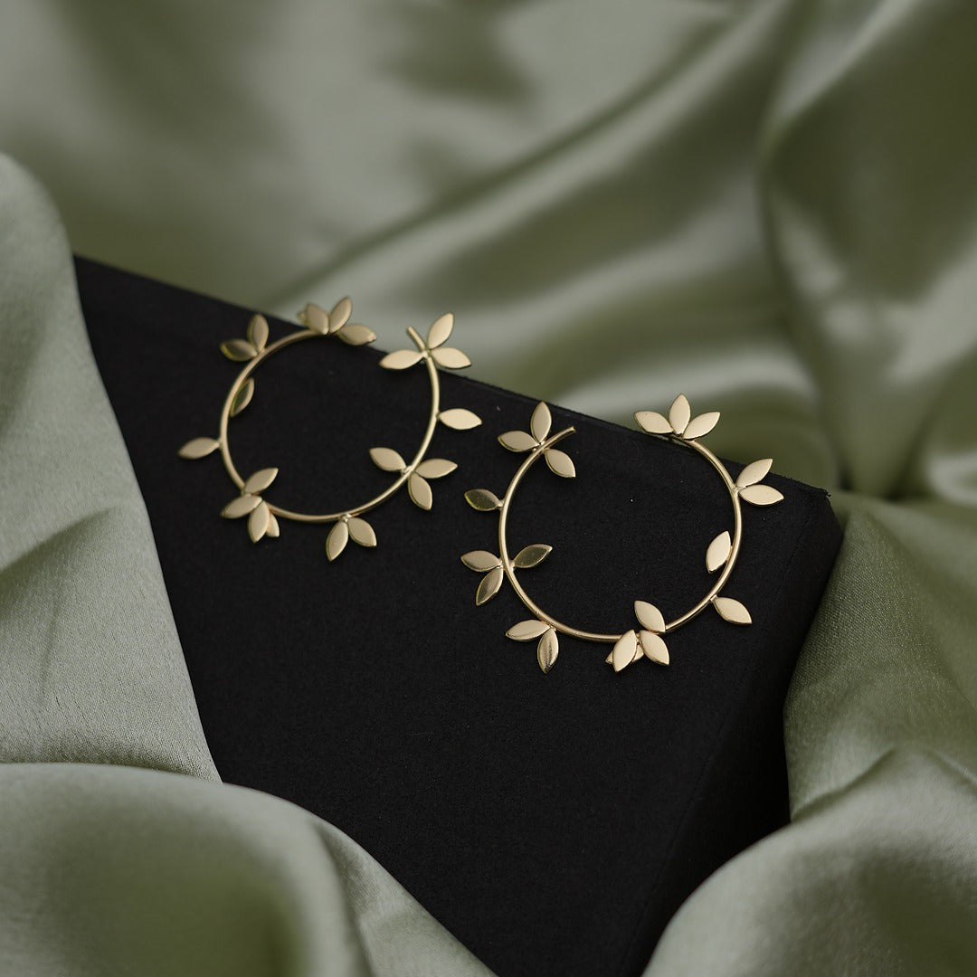 VINE FLORAL EARRINGS