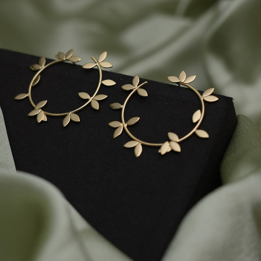 VINE FLORAL EARRINGS