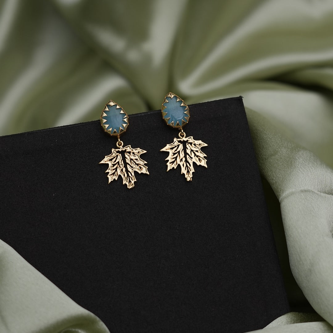 AUTUMN LEAF EARRINGS