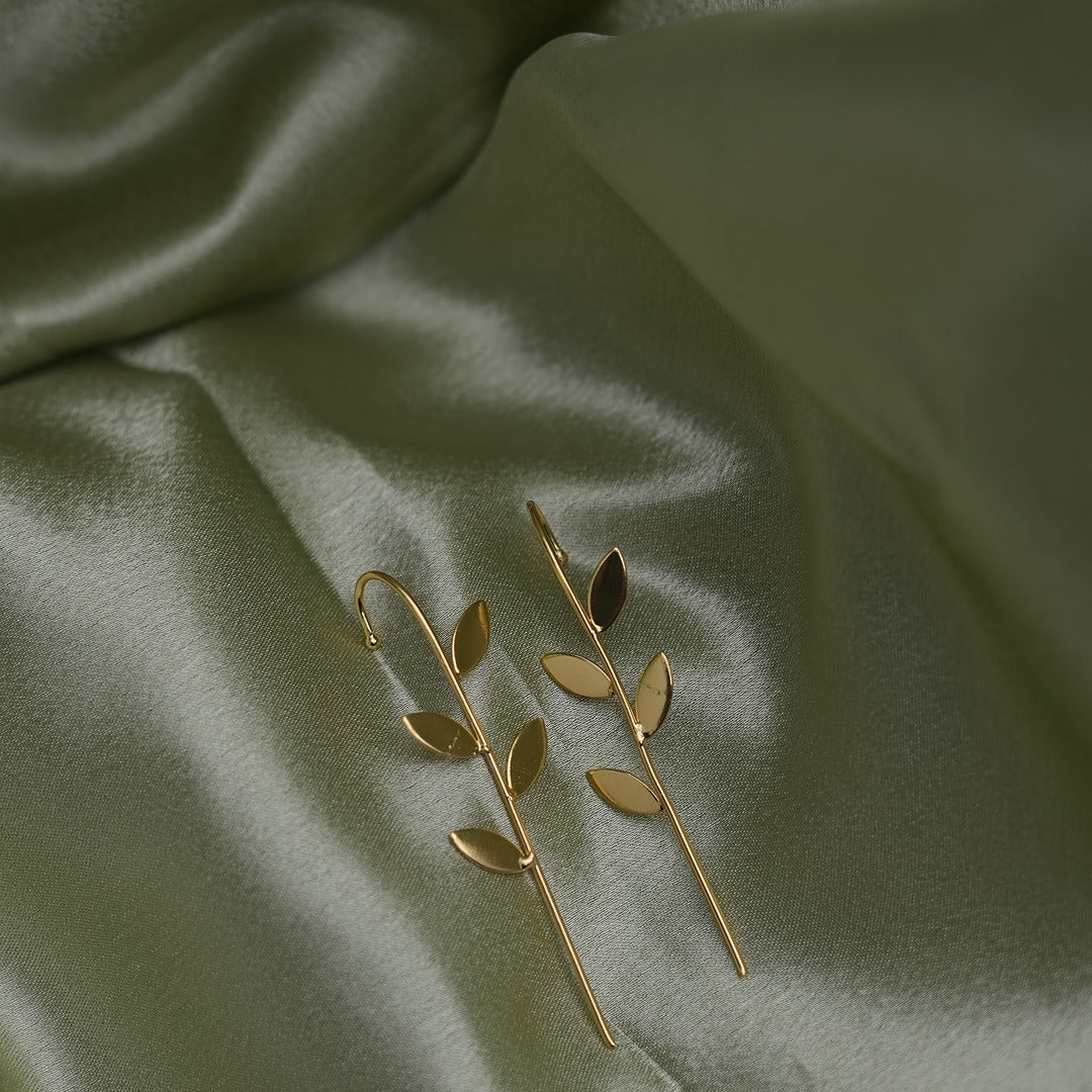LONG LEAF EARRINGS