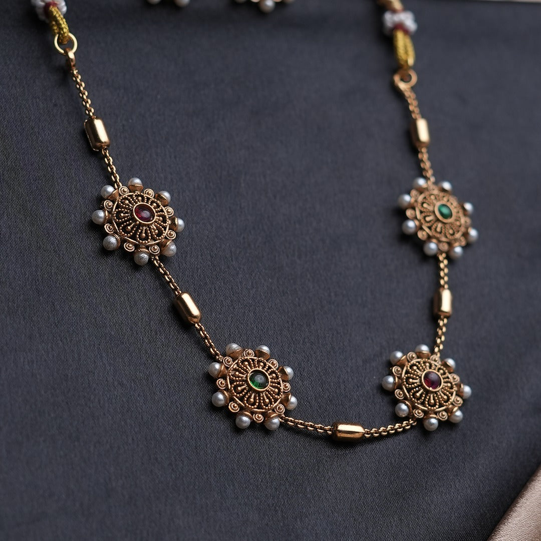 CHAKRA MULTICOLOR NECKLACE SET