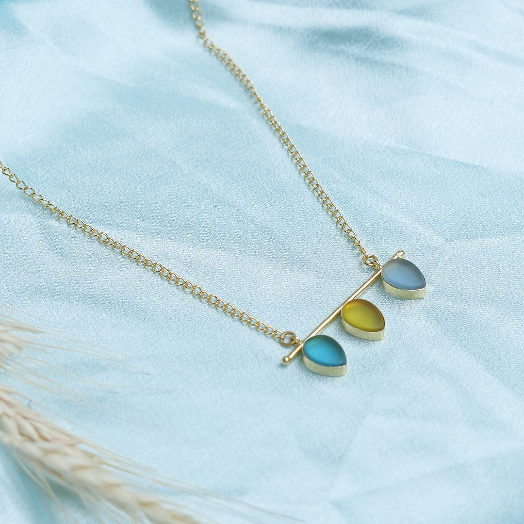 TRISTONE MULTICOLOR NECKLACE