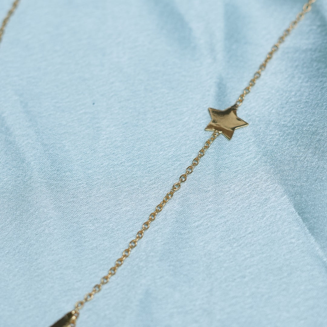 CRESCENT STAR NECKLACE
