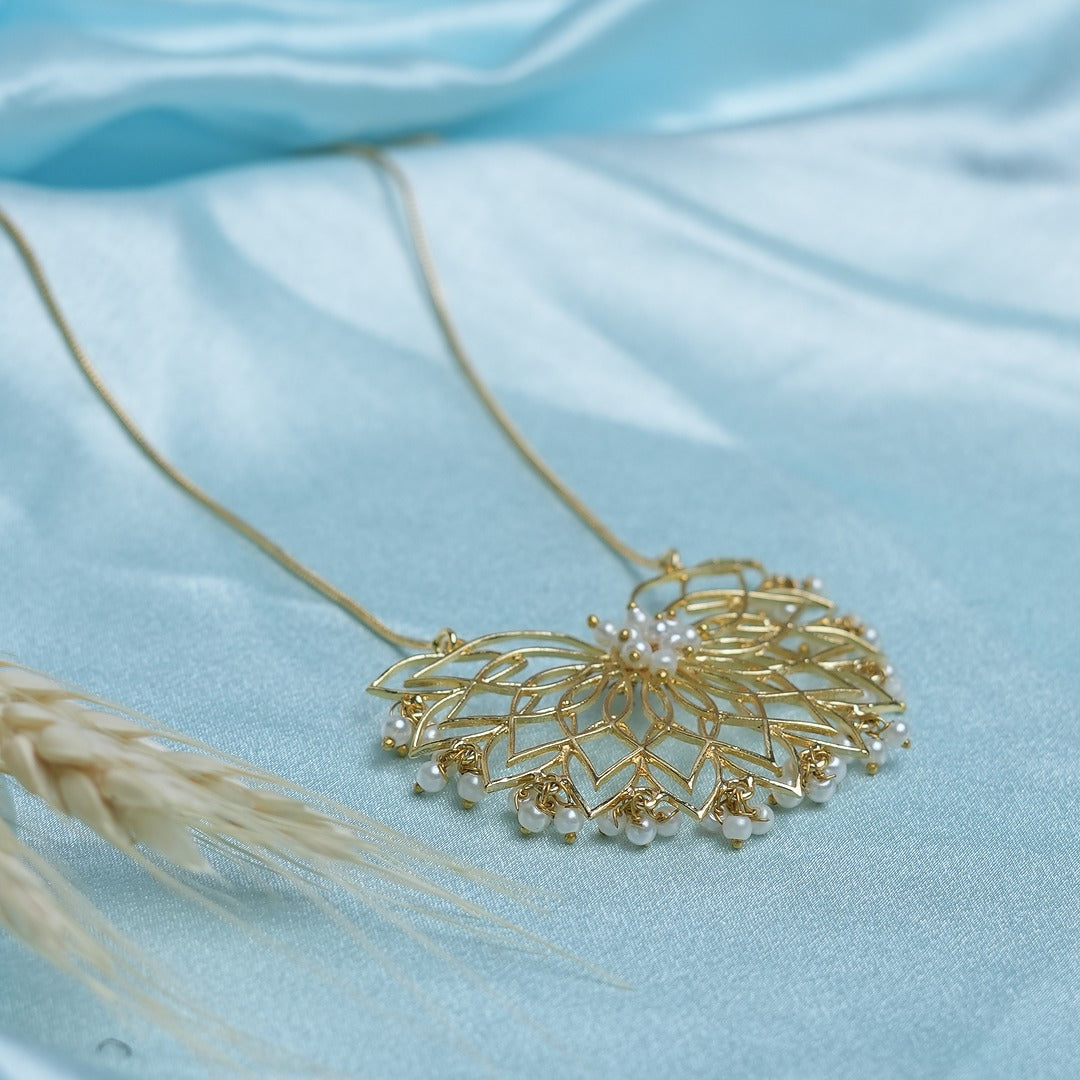 LOTUS PENDANT NECKLACE