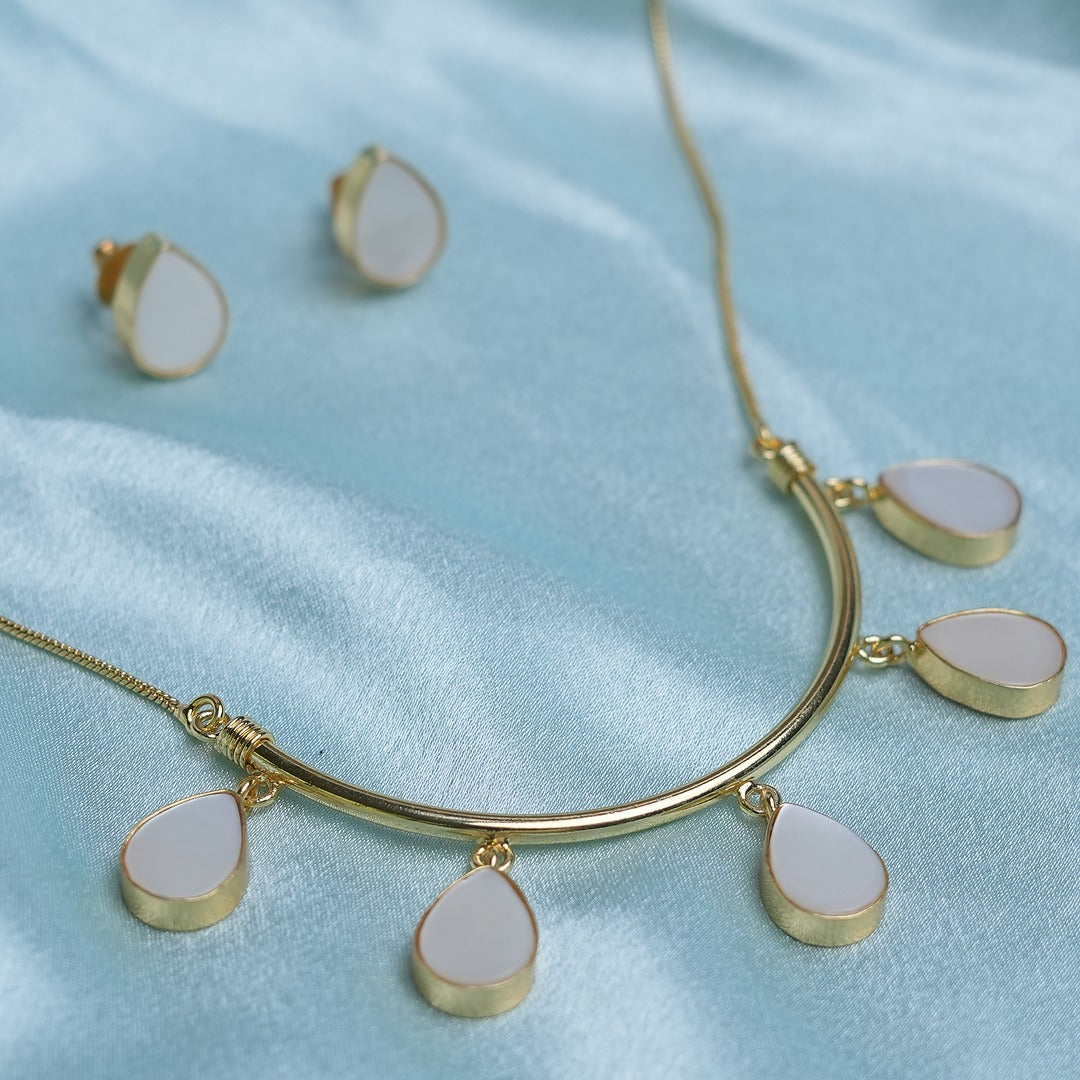 HALF ROUND PENDANT SET