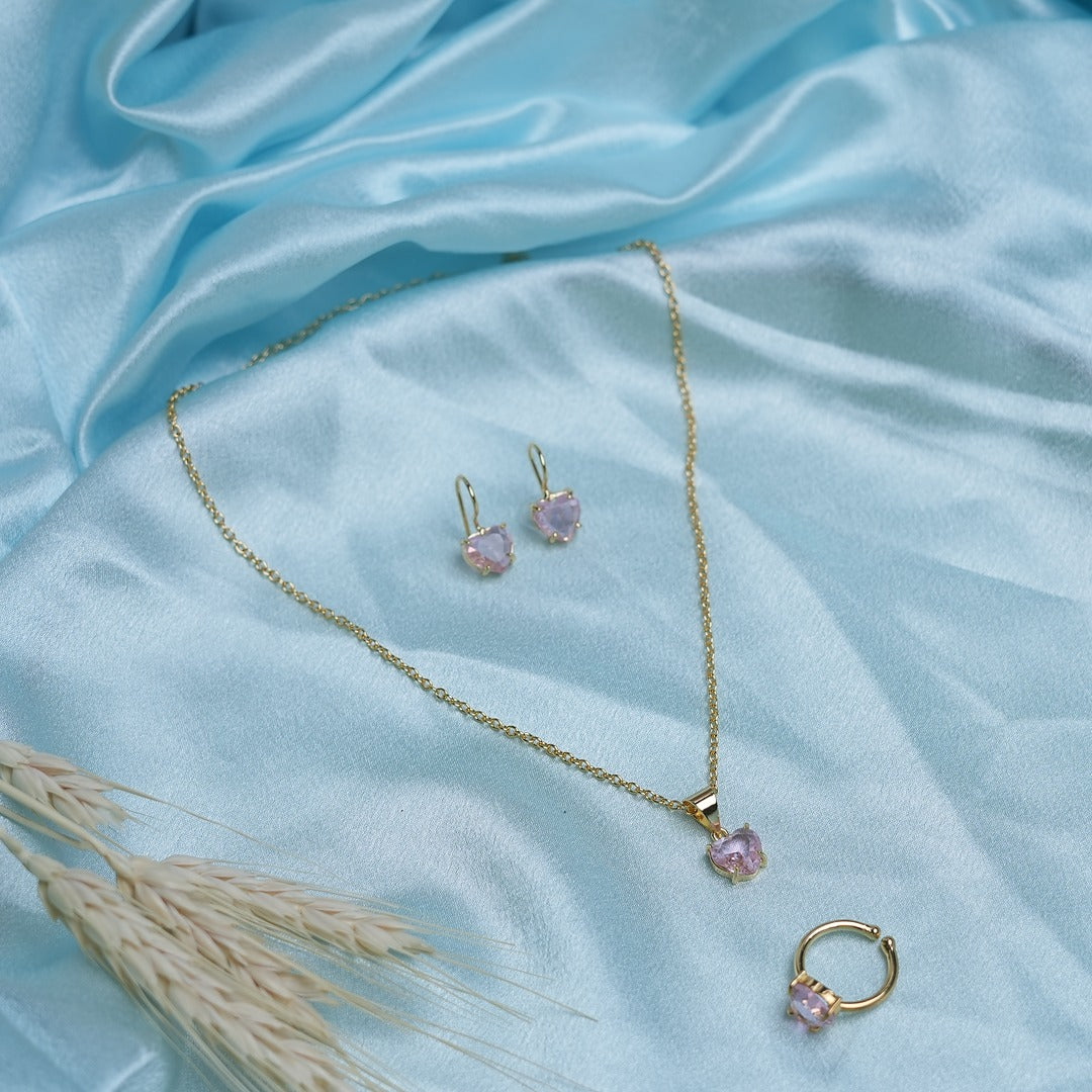 HEARTSTONE PENDANT SET