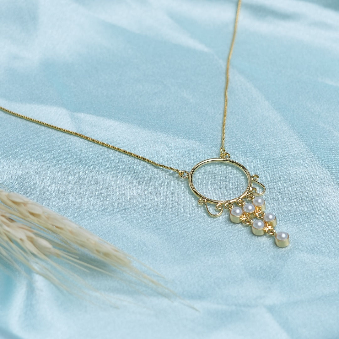 DHWANI PEARL PENDANT NECKLACE
