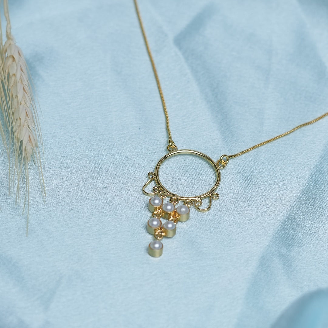 DHWANI PEARL PENDANT NECKLACE
