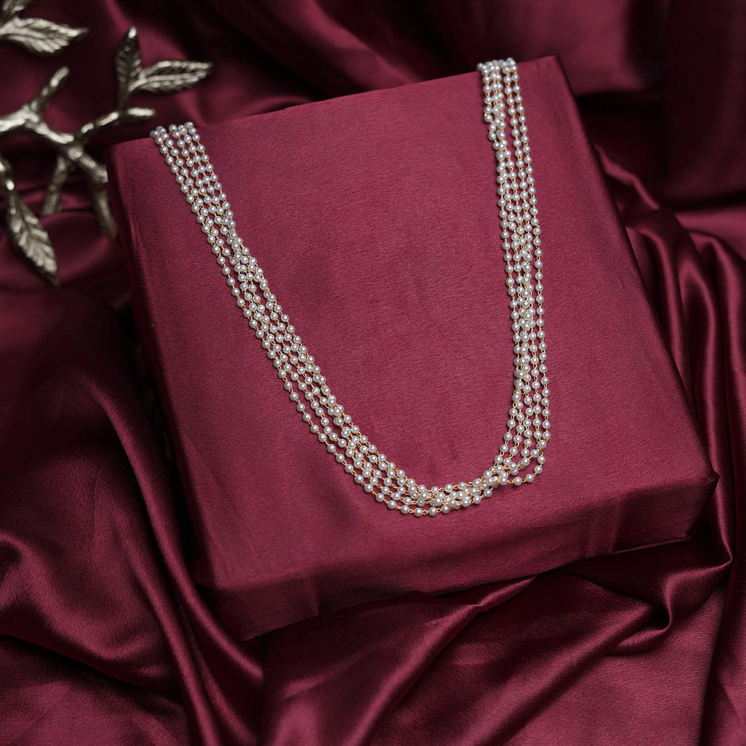 MULTI LAYERED PEARL NECKLACE