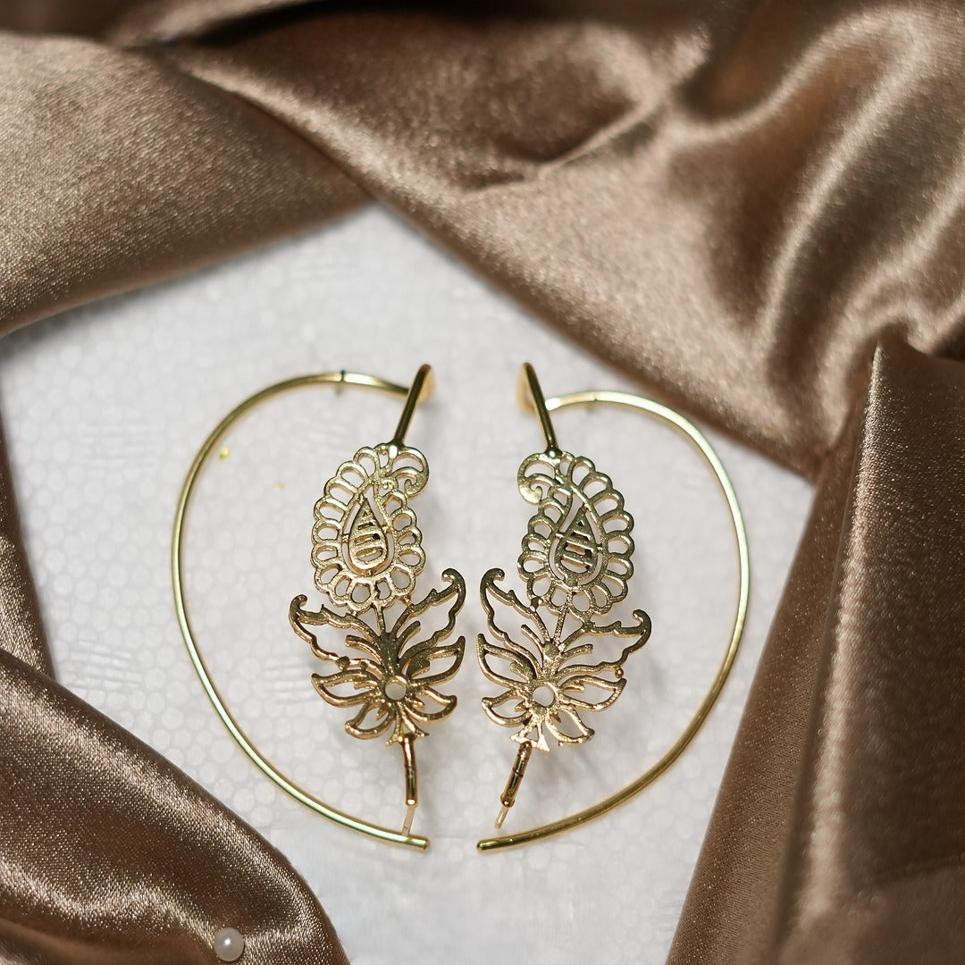 MEENAKARI CUFF EARRINGS