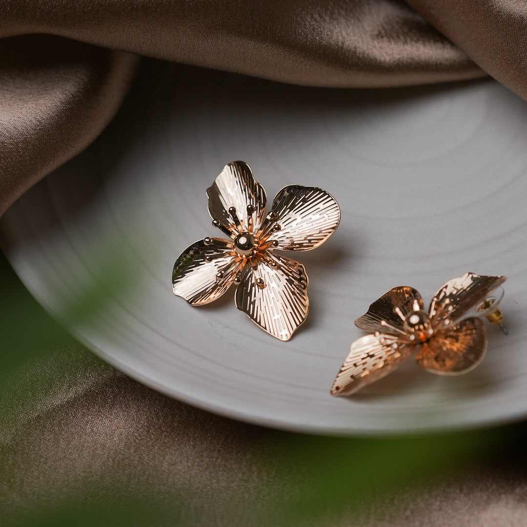 PETAL STATEMENT EARRINGS