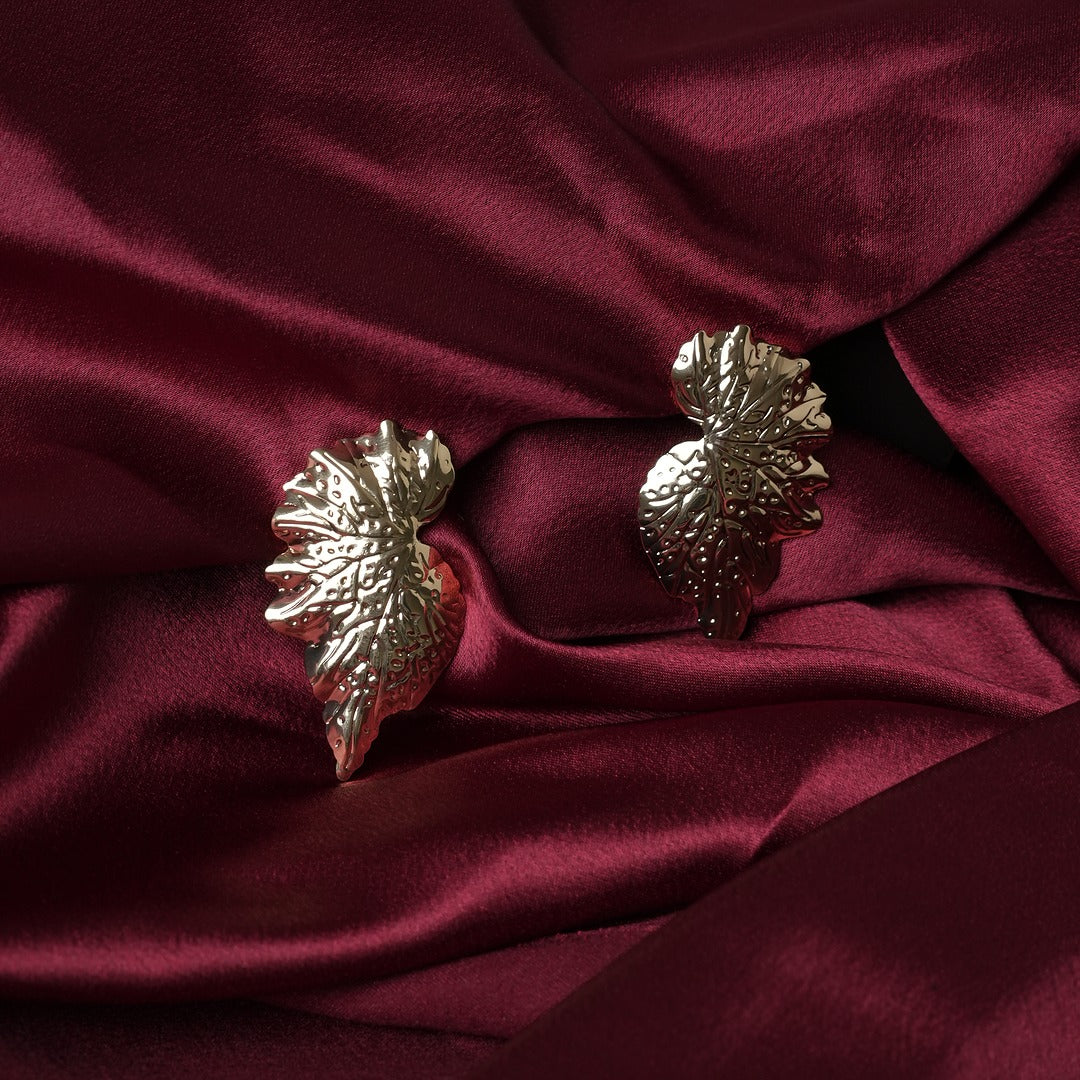 LEAF STATEMENT EARRINGS