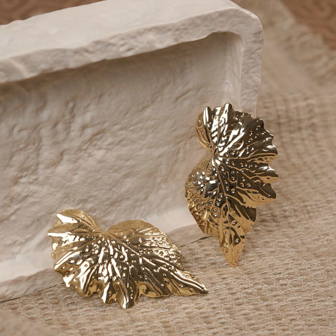 LEAF STATEMENT EARRINGS