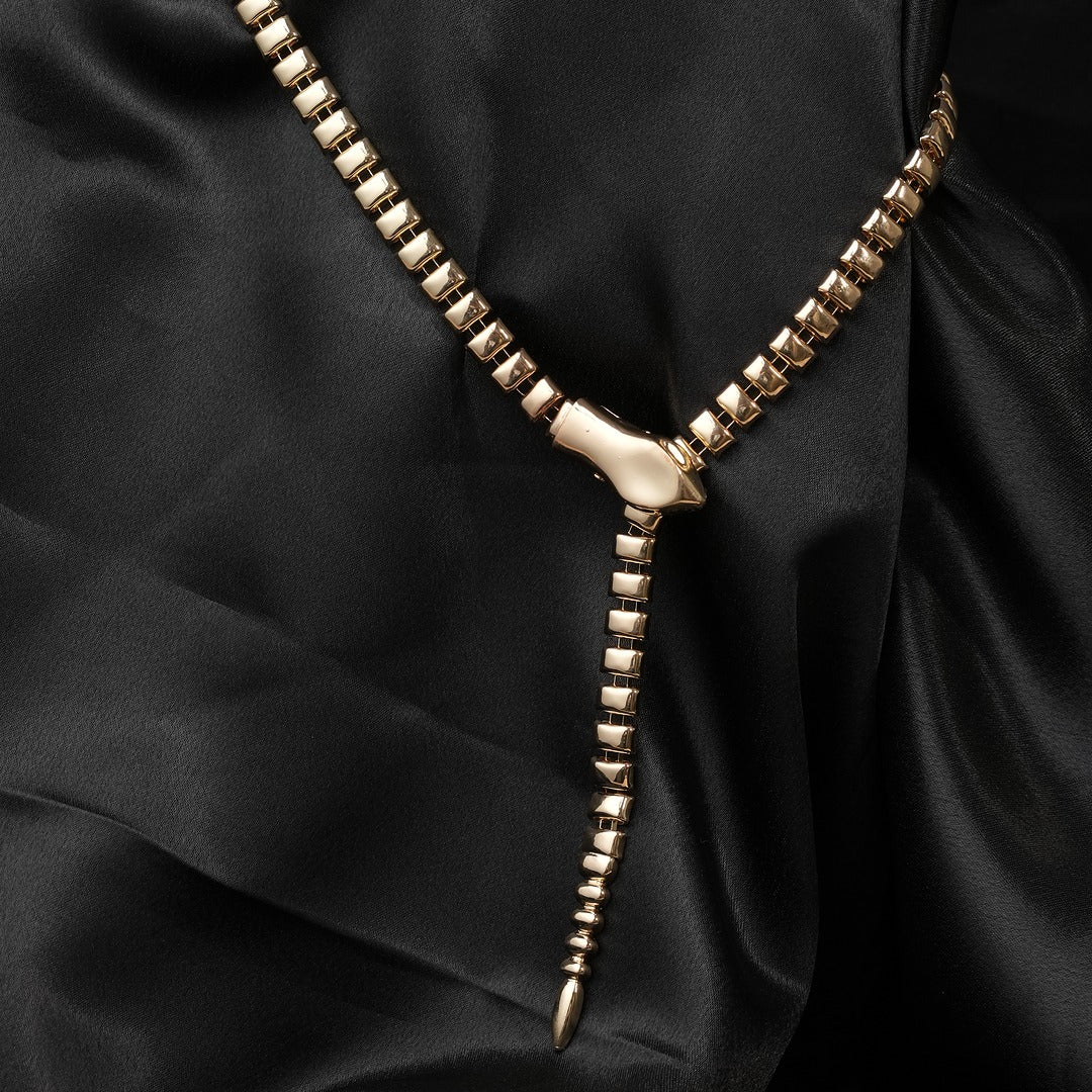 ADJUSTABLE SERPENTINE NECKLACE