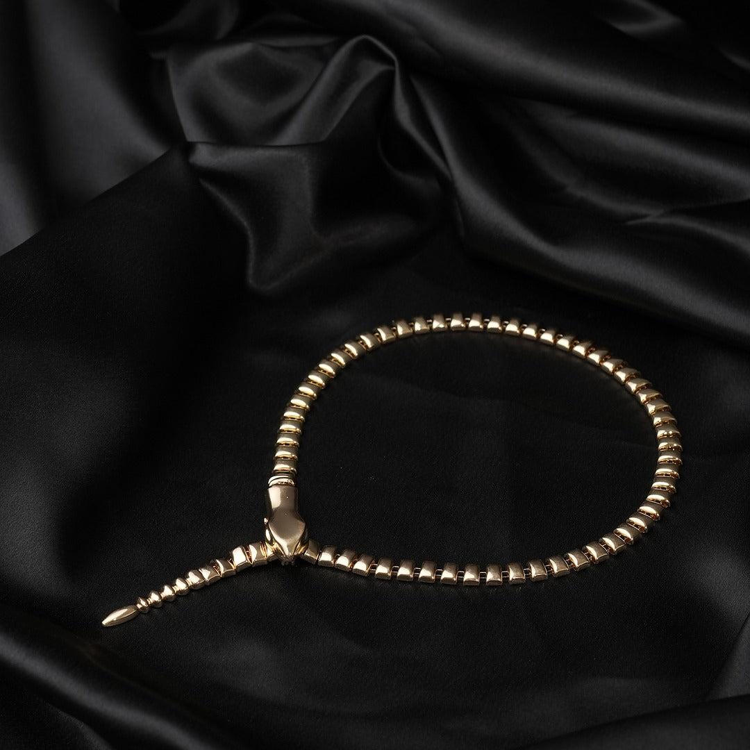ADJUSTABLE SERPENTINE NECKLACE