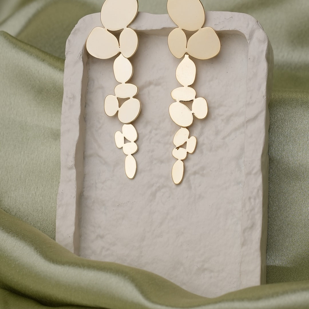 ASYMMETRICAL DROP EARRINGS