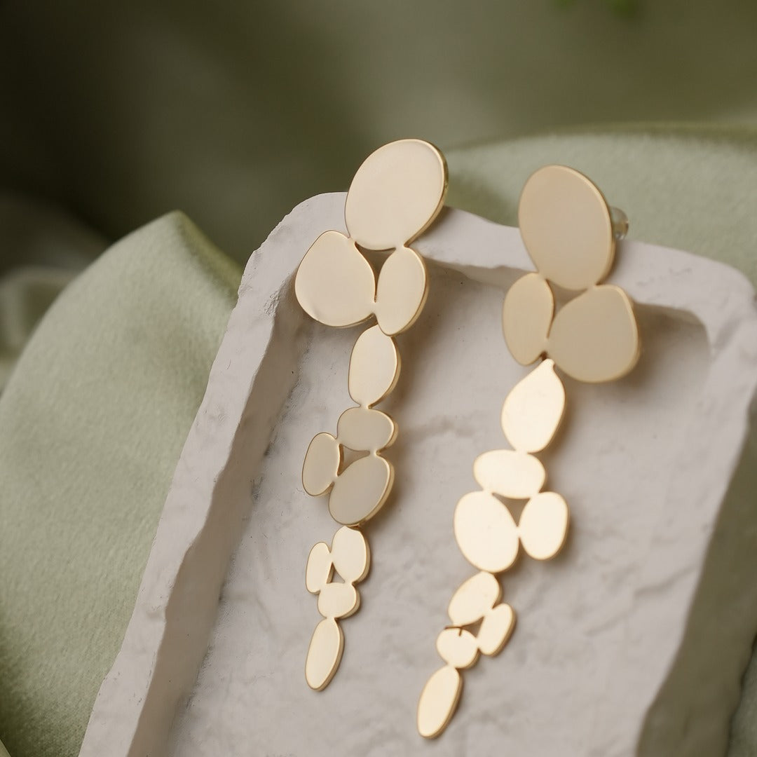ASYMMETRICAL DROP EARRINGS