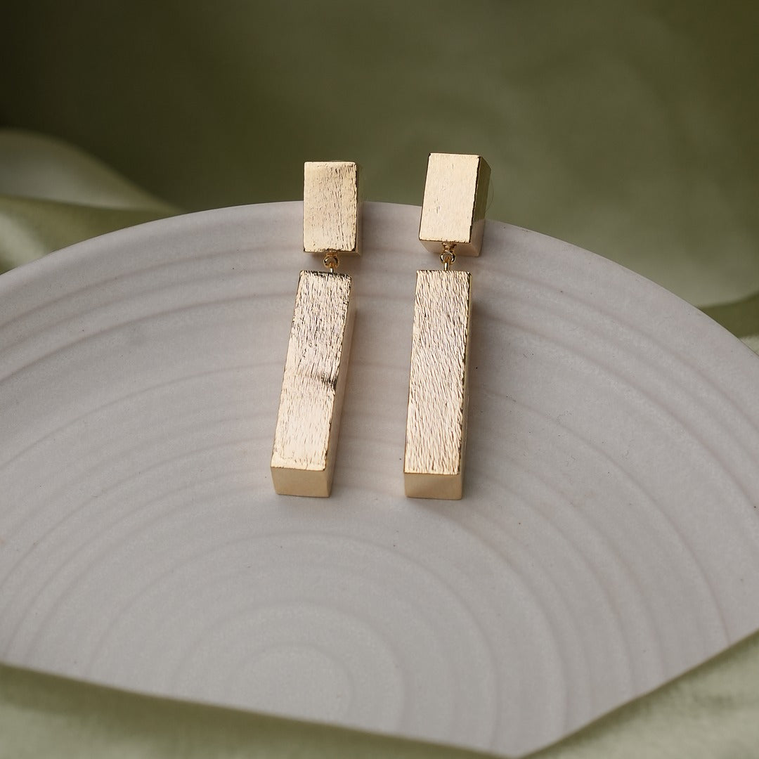 CUBOID DROP EARRINGS