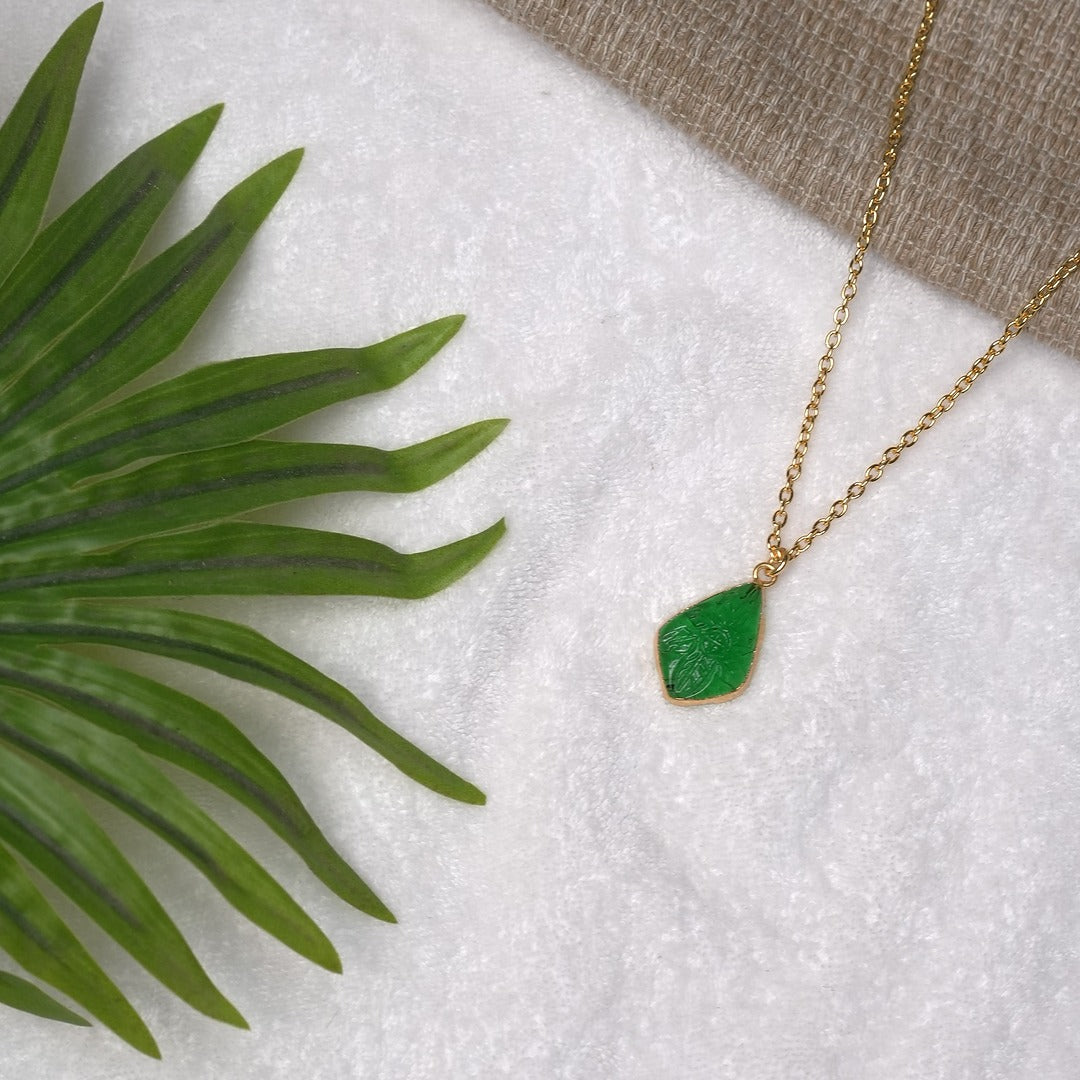 NAVYA VIOLET STONE ZORAA STANDOUT NECKLACE