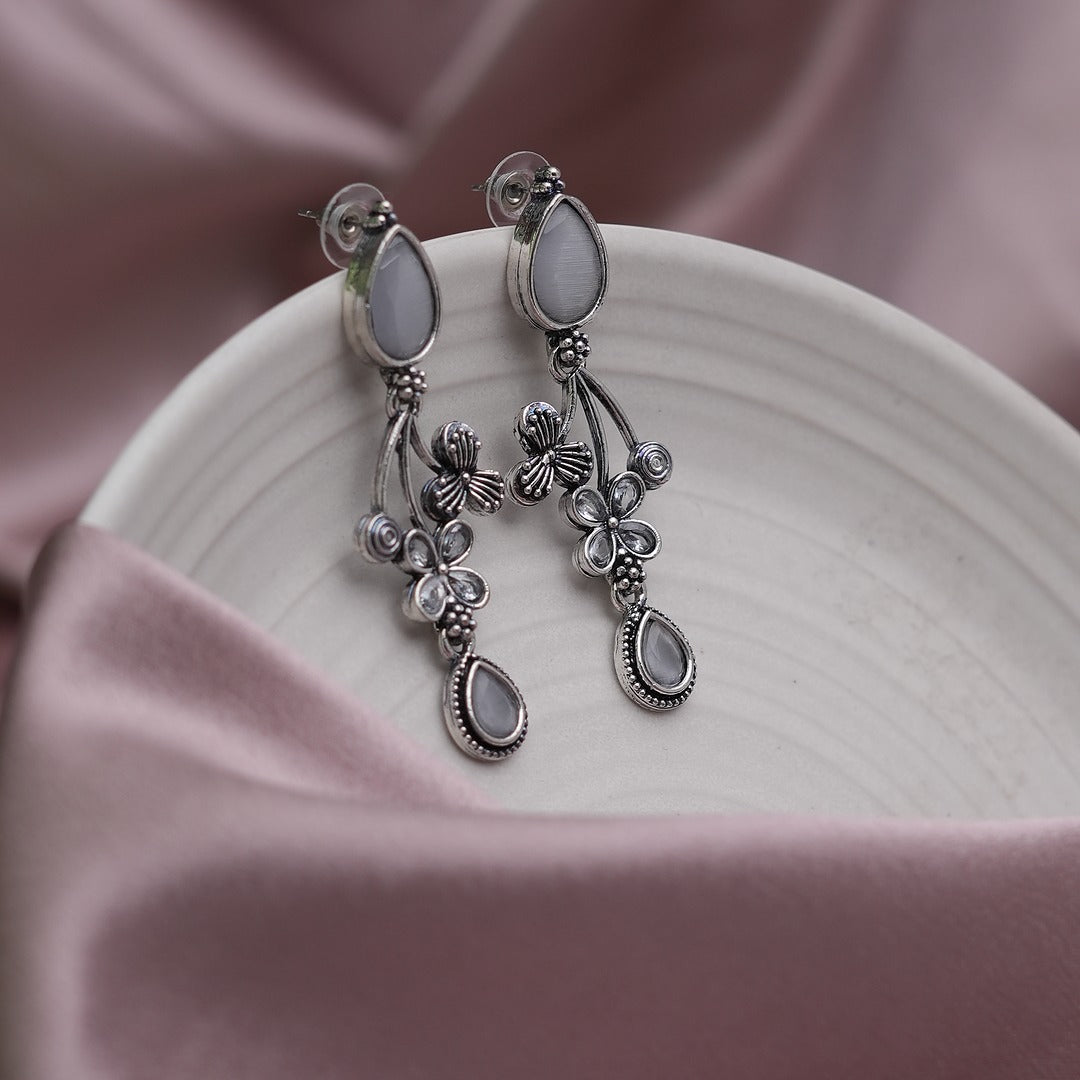 KAYAL OXIDIZED DROP EARRINGS