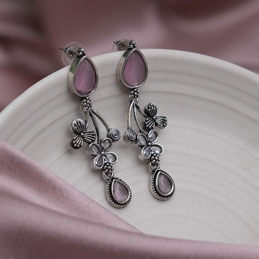 KAYAL OXIDIZED DROP EARRINGS