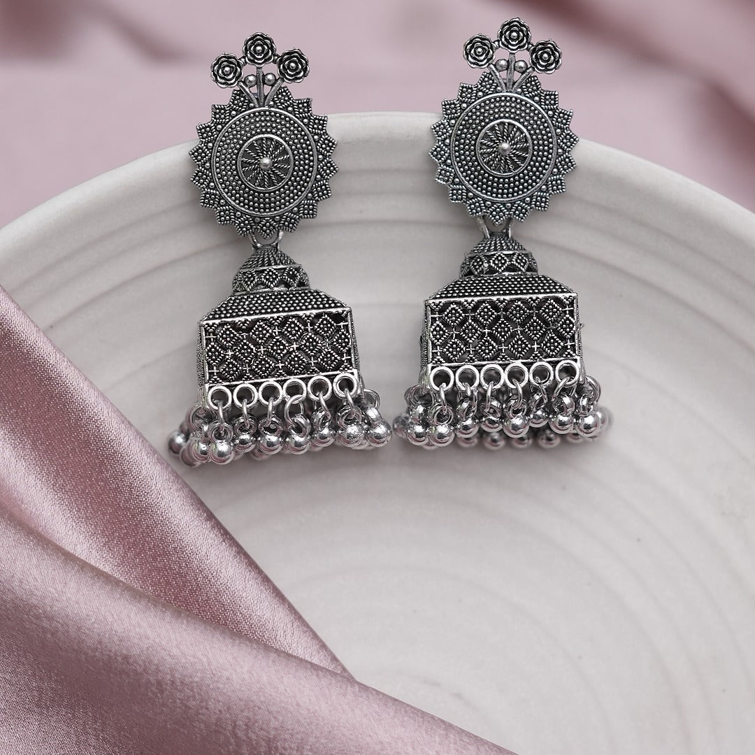 ANJALI OXIDIZED JHUMKAS