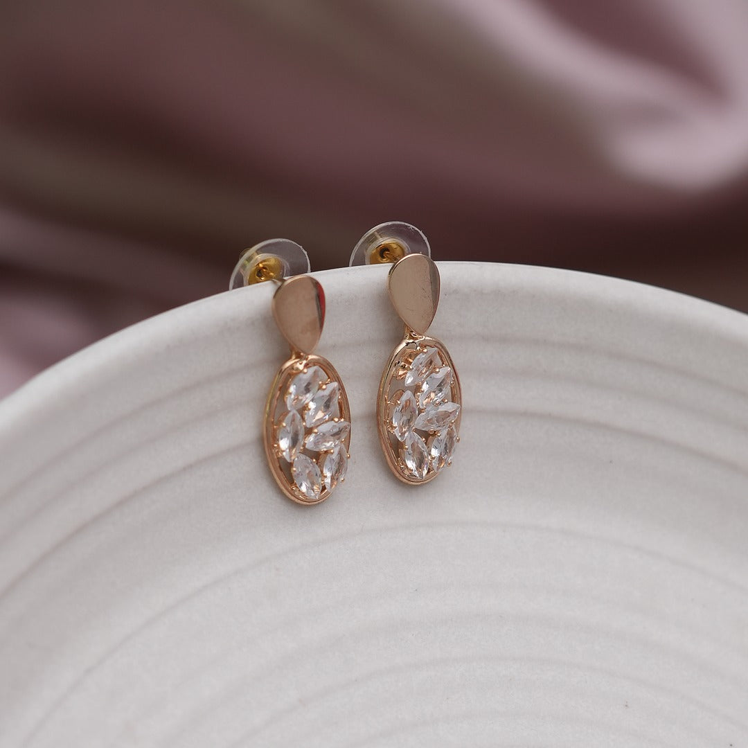 ELLIPTICAL DROP EARRINGS