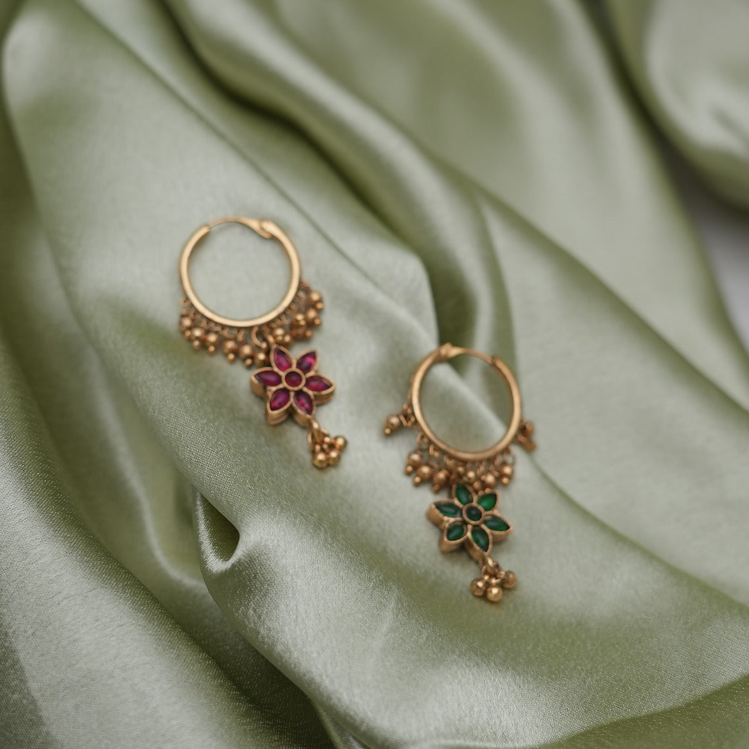 ROHINI FLORAL EARRINGS
