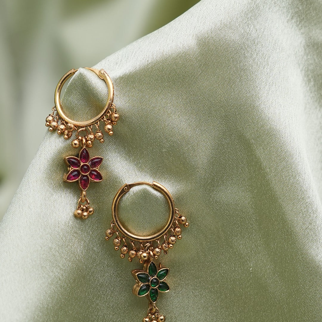 ROHINI FLORAL EARRINGS
