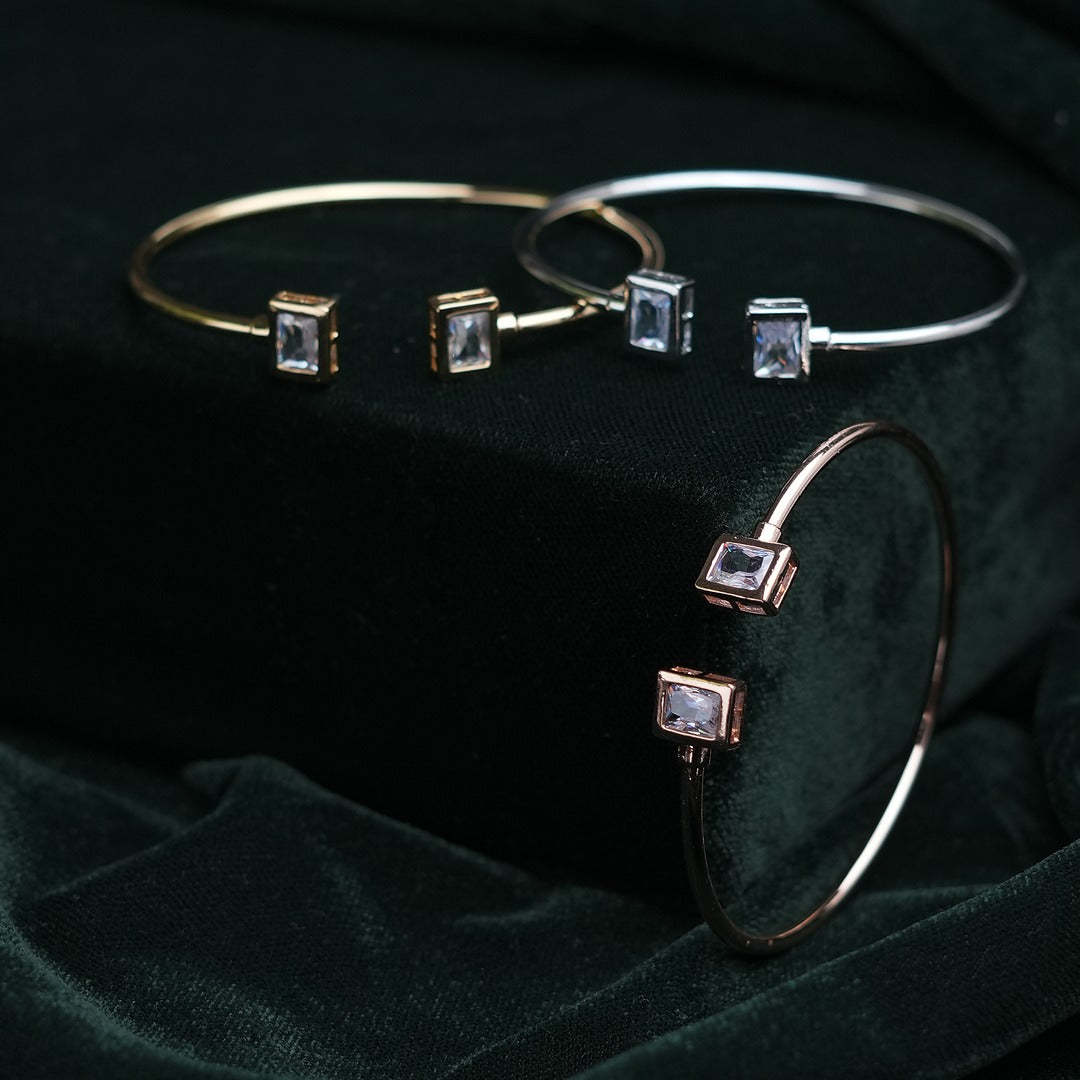 TRICOLOR CUBIC BRACELET SET