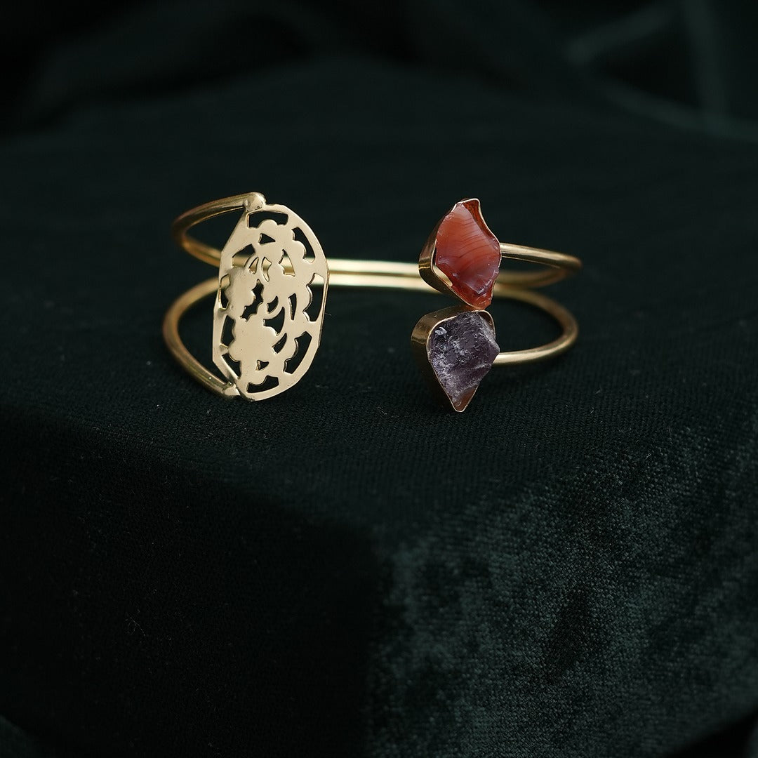 HAIMA DUAL RAWSTONE BRACELET