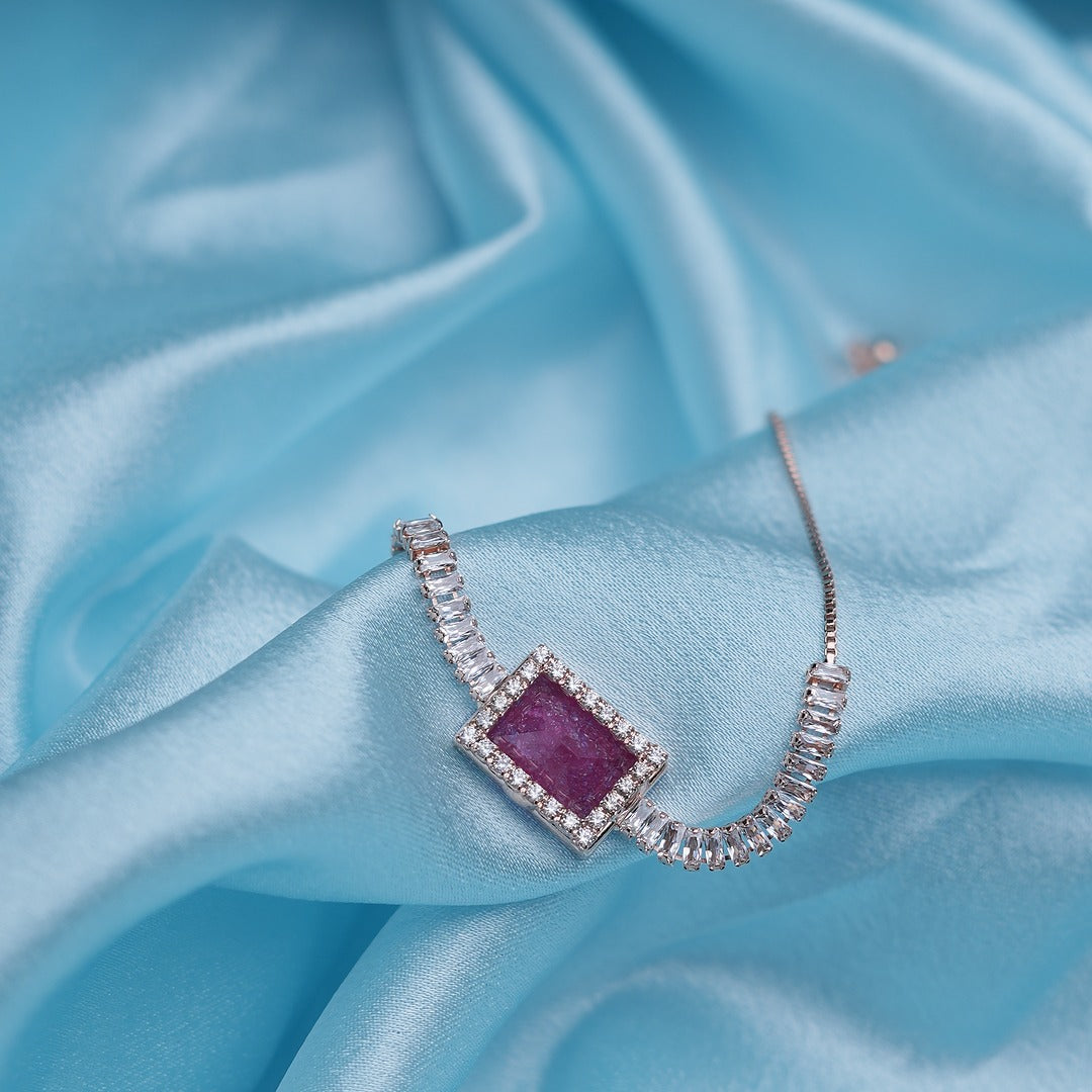 RUBY PINK AD BRACELET