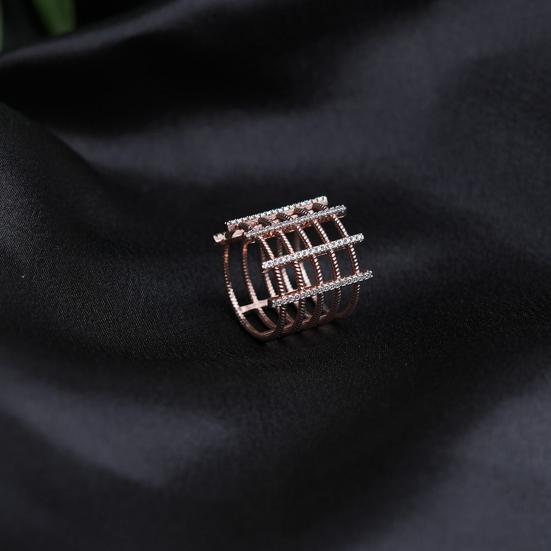 4 LAYAR ROSEGOLD AD RING