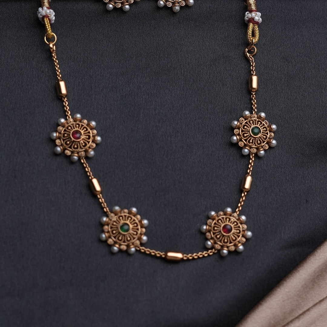 CHAKRA MULTICOLOR NECKLACE SET