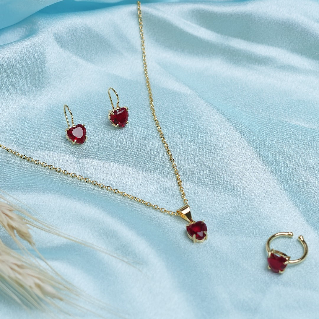 HEARTSTONE PENDANT SET