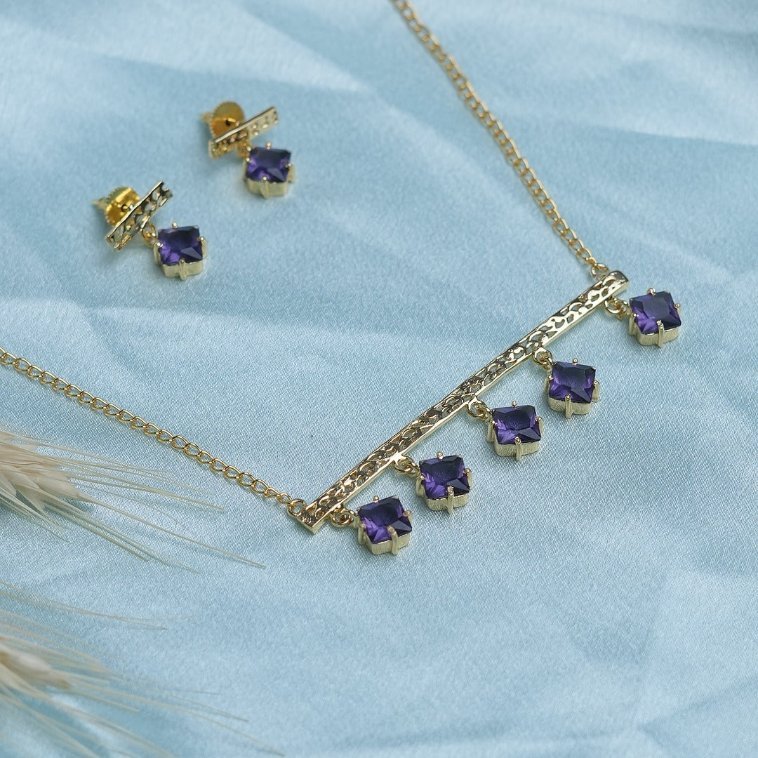 ANIYA 5 STONE NECKLACE