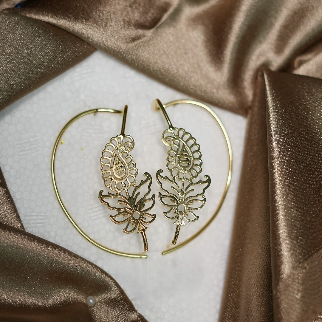 MEENAKARI CUFF EARRINGS