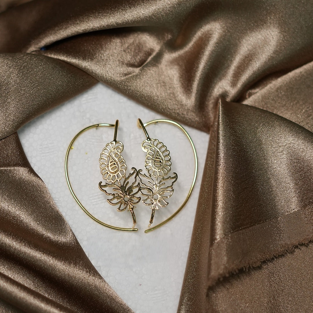 MEENAKARI CUFF EARRINGS