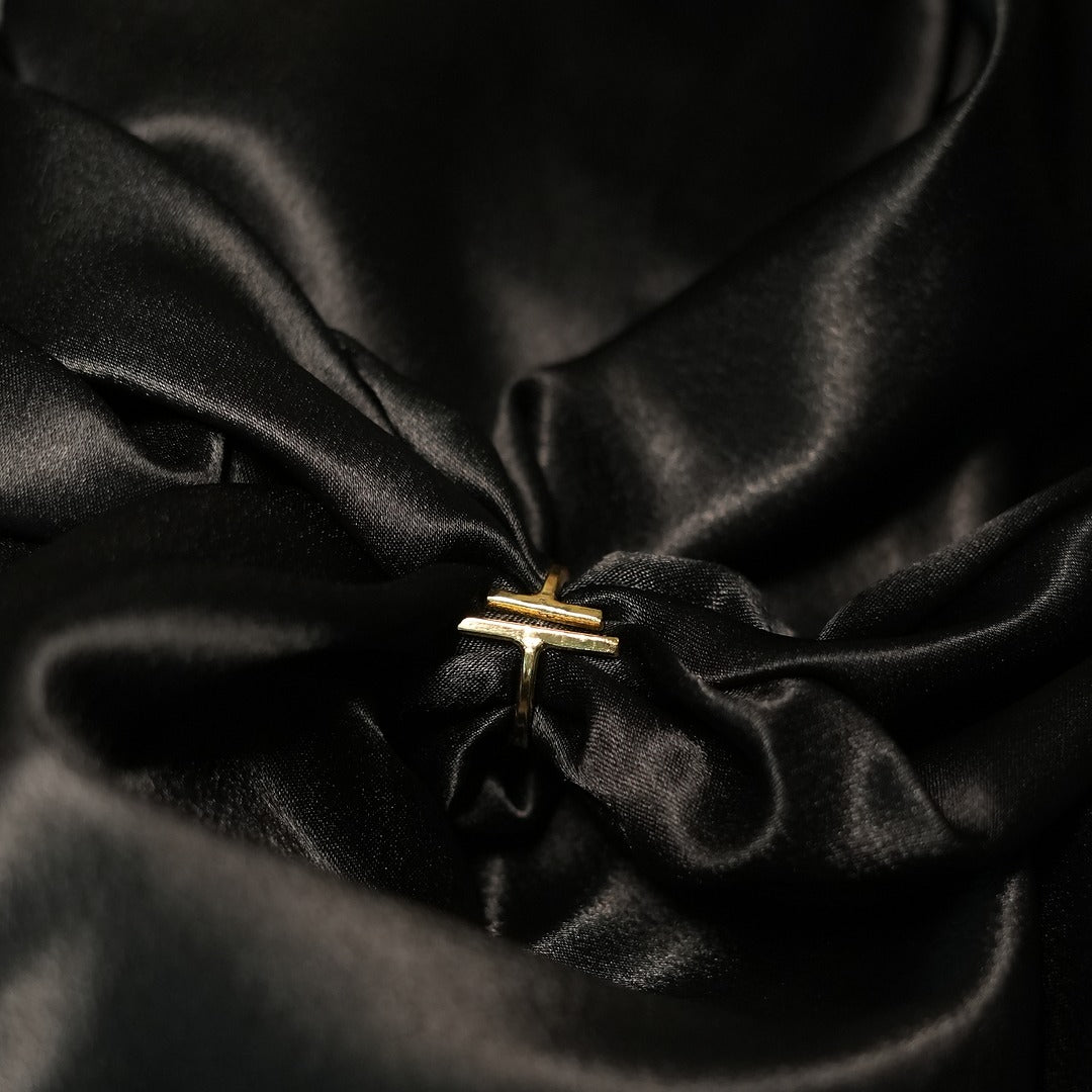 DOUBLE STICK PLAIN RING