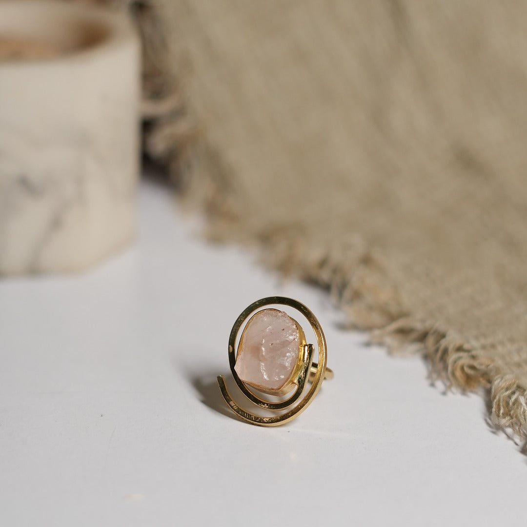 SPIRAL ROUND ROUGH RING