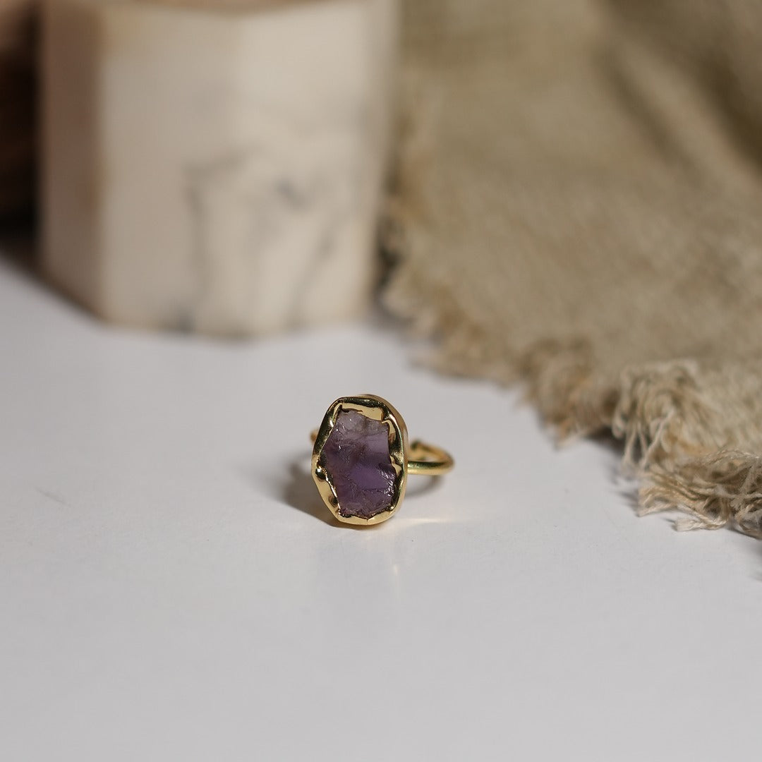 ROUGH STONE RINGS-WRAPPED
